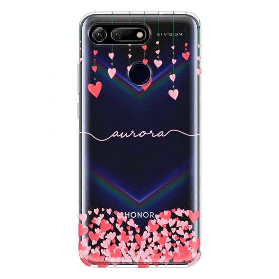 HONOR - Honor View 20 - Soft Clear Case - Light Love Hearts Strings