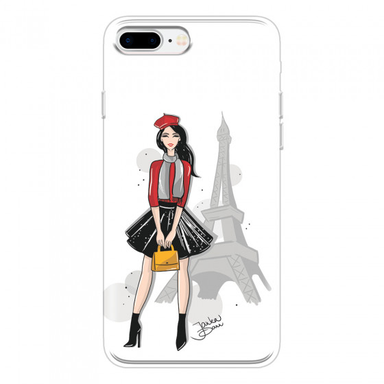 APPLE - iPhone 7 Plus - Soft Clear Case - Paris With Love