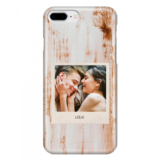 APPLE - iPhone 7 Plus - 3D Snap Case - Wooden Polaroid
