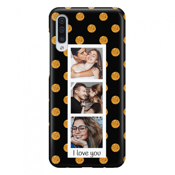 SAMSUNG - Galaxy A50 - 3D Snap Case - Triple Love Dots Photo