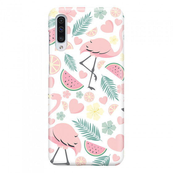 SAMSUNG - Galaxy A50 - 3D Snap Case - Tropical Flamingo III