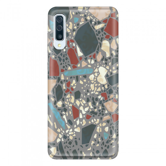 SAMSUNG - Galaxy A50 - Soft Clear Case - Terrazzo Design X