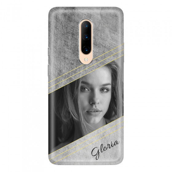 ONEPLUS - OnePlus 7 Pro - Soft Clear Case - Geometry Love Photo