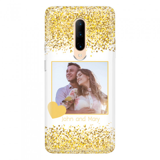 ONEPLUS - OnePlus 7 Pro - Soft Clear Case - Gold Memories