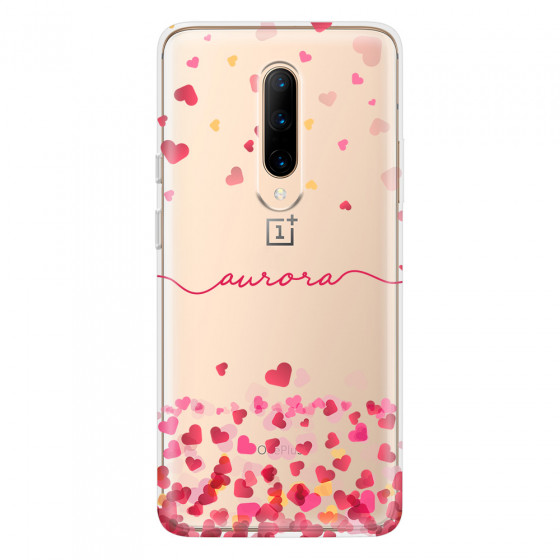 ONEPLUS - OnePlus 7 Pro - Soft Clear Case - Scattered Hearts
