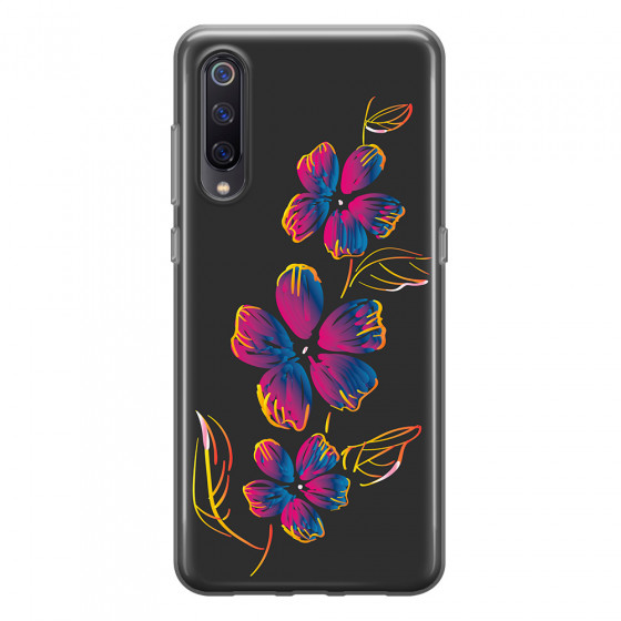 XIAOMI - Xiaomi Mi 9 - Soft Clear Case - Spring Flowers In The Dark