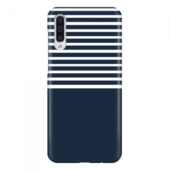 SAMSUNG - Galaxy A70 - 3D Snap Case - Life in Blue Stripes