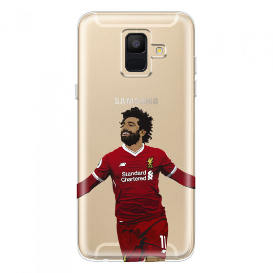 SAMSUNG - Galaxy A6 - Soft Clear Case - For Liverpool Fans