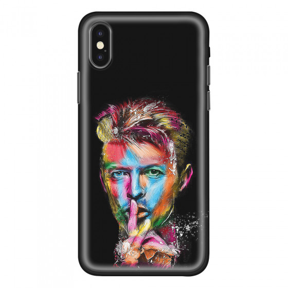 APPLE - iPhone XS - Soft Clear Case - Silence Please