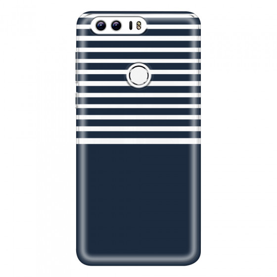 HONOR - Honor 8 - Soft Clear Case - Life in Blue Stripes