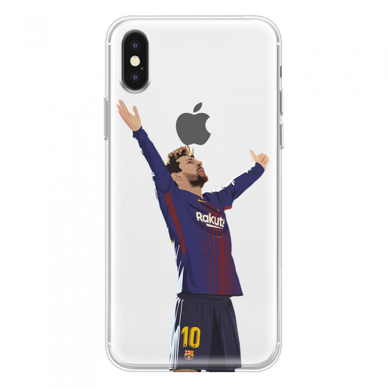 APPLE - iPhone XS - Soft Clear Case - For Barcelona Fans