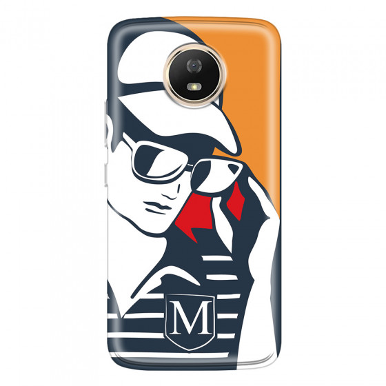 MOTOROLA by LENOVO - Moto G5s - Soft Clear Case - Sailor Gentleman