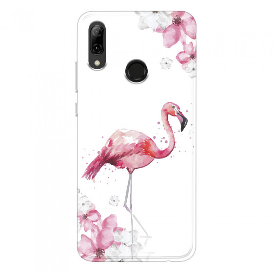 HUAWEI - P Smart 2019 - Soft Clear Case - Pink Tropes