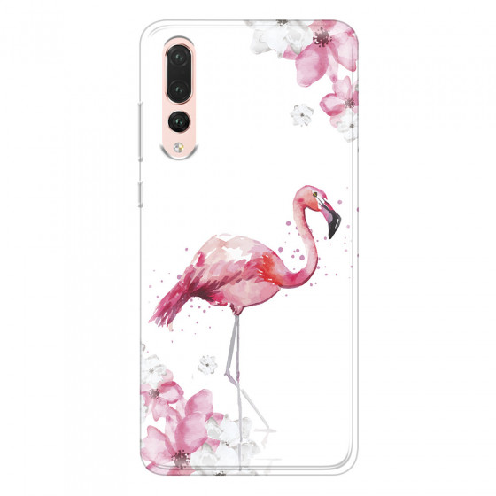HUAWEI - P20 Pro - Soft Clear Case - Pink Tropes