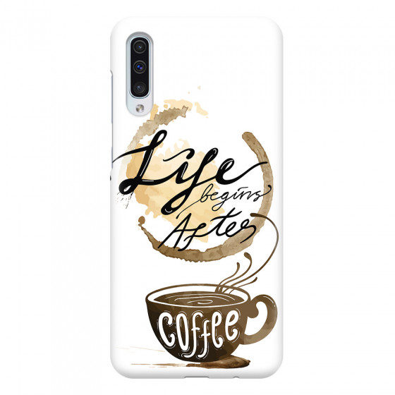 SAMSUNG - Galaxy A50 - 3D Snap Case - Life begins after coffee