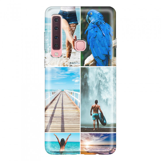 SAMSUNG - Galaxy A9 2018 - Soft Clear Case - Collage of 6