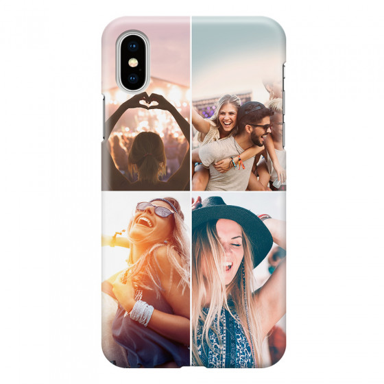 APPLE - iPhone XS - 3D Snap Case - Collage of 4