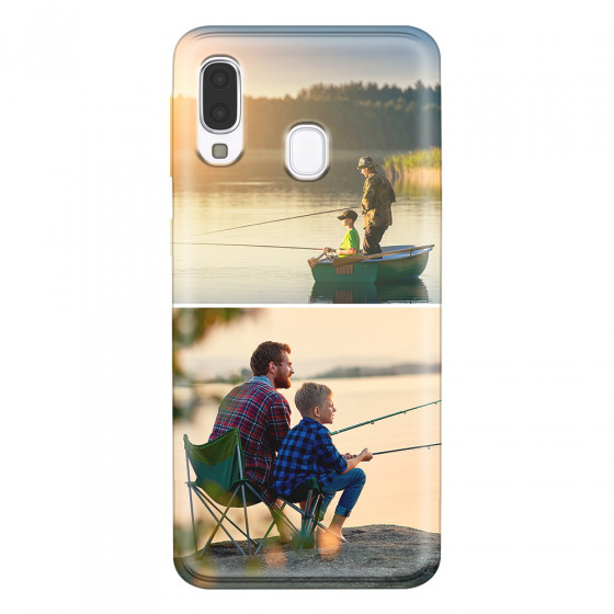 SAMSUNG - Galaxy A40 - Soft Clear Case - Collage of 2