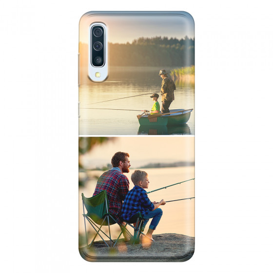 SAMSUNG - Galaxy A50 - Soft Clear Case - Collage of 2