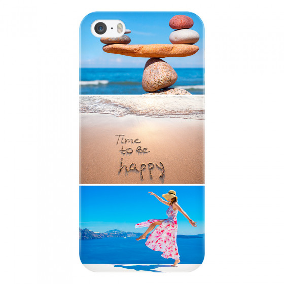 APPLE - iPhone 5S/SE - 3D Snap Case - Collage of 3