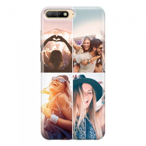 HUAWEI - Y6 2018 - Soft Clear Case - Collage of 4