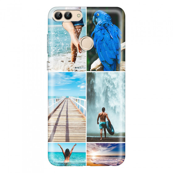 HUAWEI - P Smart 2018 - Soft Clear Case - Collage of 6