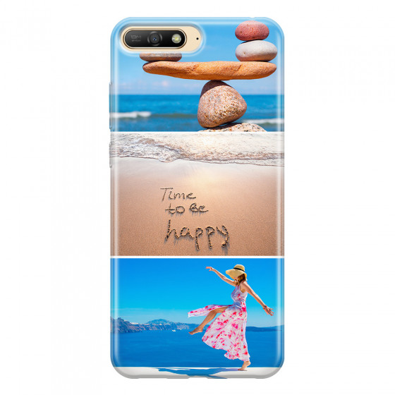 HUAWEI - Y6 2018 - Soft Clear Case - Collage of 3