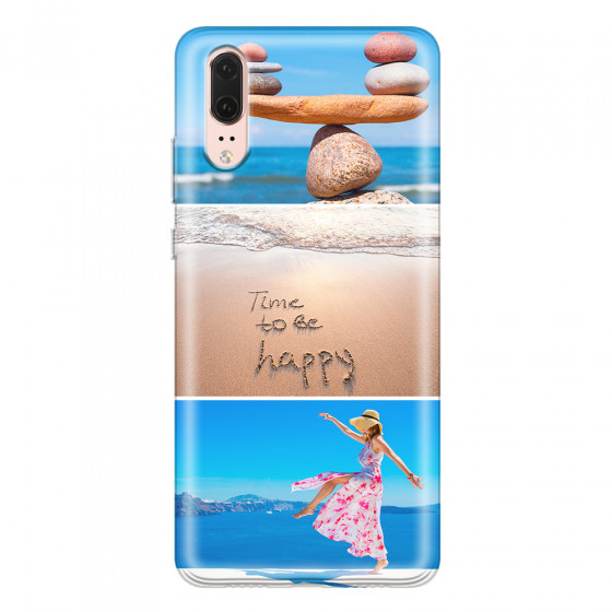 HUAWEI - P20 - Soft Clear Case - Collage of 3
