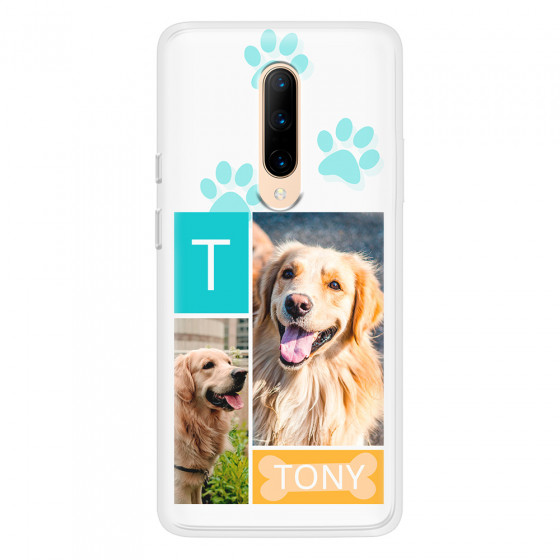 ONEPLUS - OnePlus 7 Pro - Soft Clear Case - Dog Collage