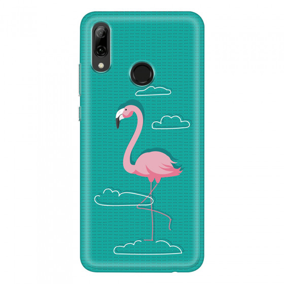 HUAWEI - P Smart 2019 - Soft Clear Case - Cartoon Flamingo