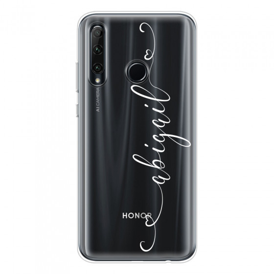 HONOR - Honor 20 lite - Soft Clear Case - Hearts Handwritten