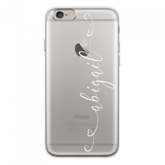 APPLE - iPhone 6S Plus - Soft Clear Case - Hearts Handwritten