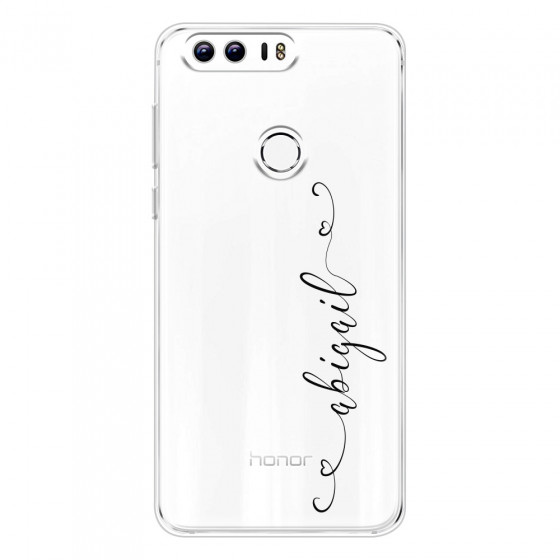 HONOR - Honor 8 - Soft Clear Case - Little Dark Hearts Handwritten