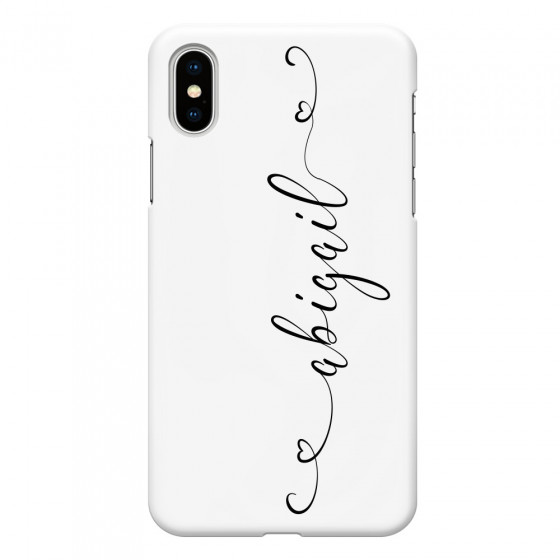 APPLE - iPhone XS Max - 3D Snap Case - Dark Hearts Handwritten