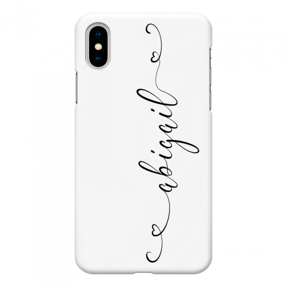 APPLE - iPhone X - 3D Snap Case - Dark Hearts Handwritten