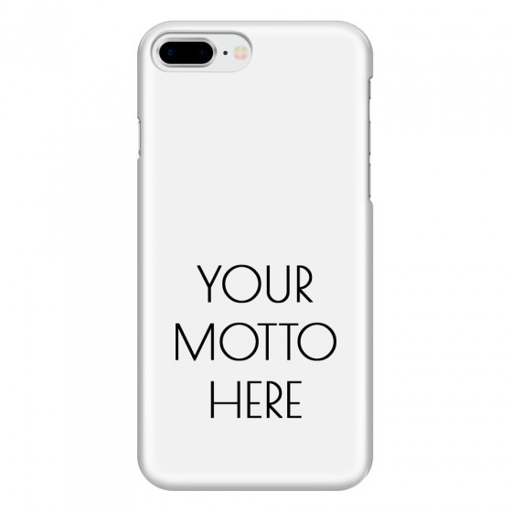 APPLE - iPhone 7 Plus - 3D Snap Case - Your Motto Here II.