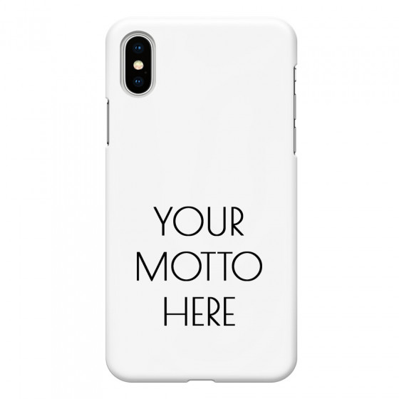 APPLE - iPhone XS Max - 3D Snap Case - Your Motto Here II.