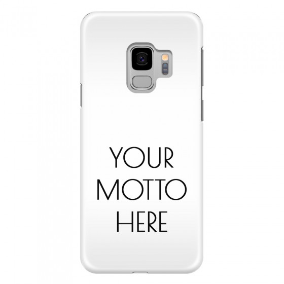 SAMSUNG - Galaxy S9 - 3D Snap Case - Your Motto Here II.