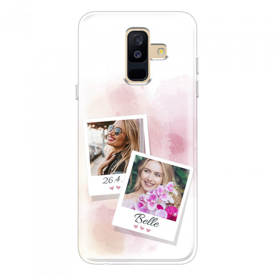 SAMSUNG - Galaxy A6 Plus 2018 - Soft Clear Case - Soft Photo Palette