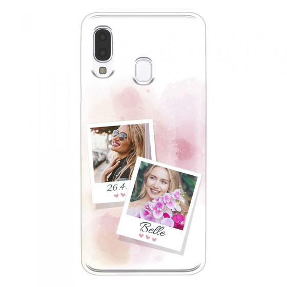 SAMSUNG - Galaxy A40 - Soft Clear Case - Soft Photo Palette