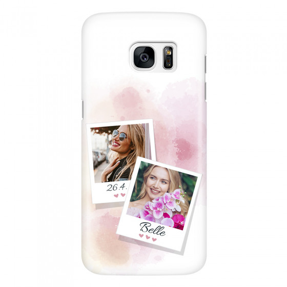 SAMSUNG - Galaxy S7 Edge - 3D Snap Case - Soft Photo Palette