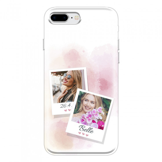 APPLE - iPhone 8 Plus - Soft Clear Case - Soft Photo Palette