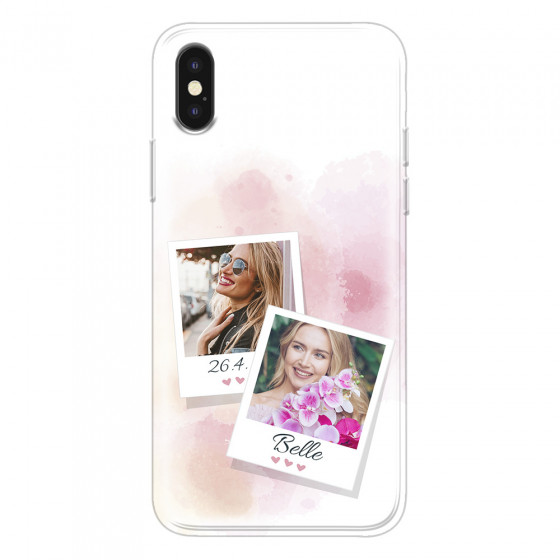 APPLE - iPhone XS - Soft Clear Case - Soft Photo Palette