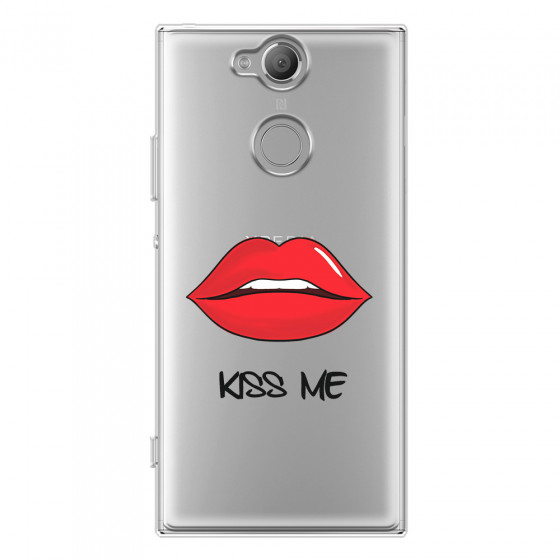 SONY - Sony XA2 - Soft Clear Case - Kiss Me
