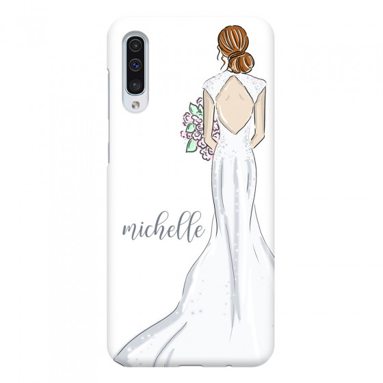 SAMSUNG - Galaxy A70 - 3D Snap Case - Bride To Be Redhead Dark