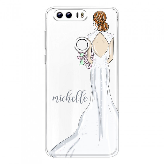 HONOR - Honor 8 - Soft Clear Case - Bride To Be Redhead Dark