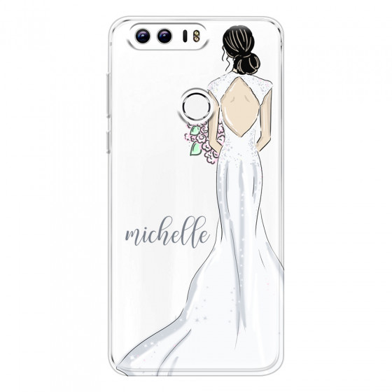 HONOR - Honor 8 - Soft Clear Case - Bride To Be Blackhair Dark