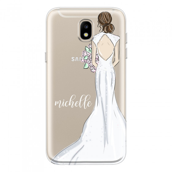 SAMSUNG - Galaxy J5 2017 - Soft Clear Case - Bride To Be Brunette