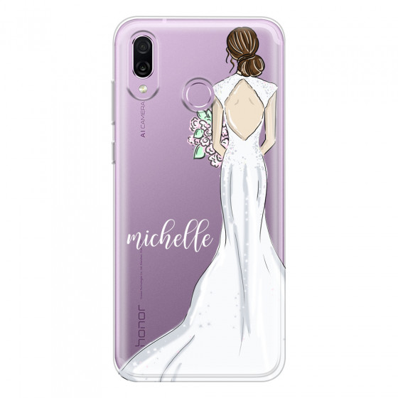 HONOR - Honor Play - Soft Clear Case - Bride To Be Brunette