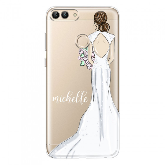 HUAWEI - P Smart 2018 - Soft Clear Case - Bride To Be Brunette